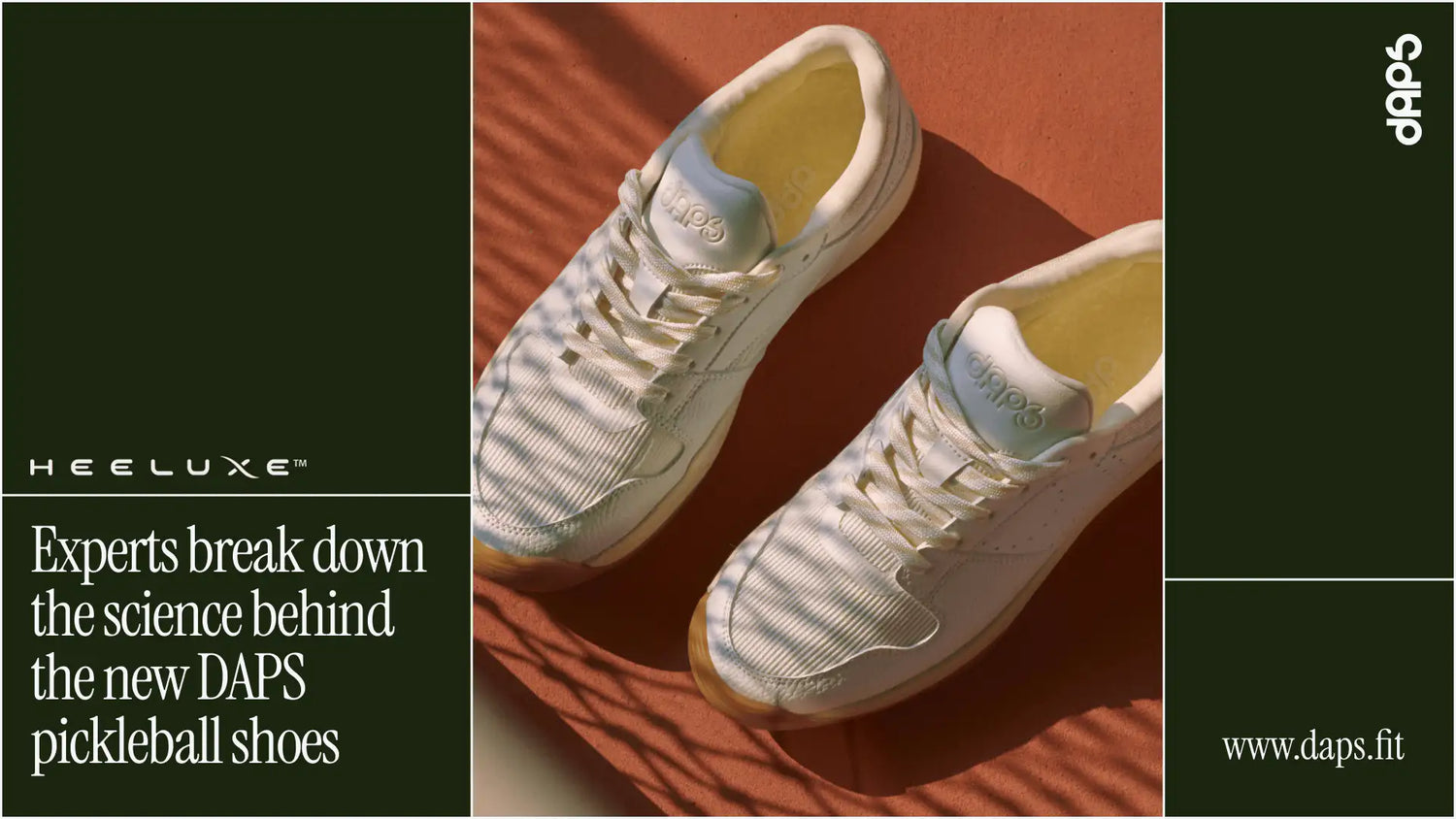HEELUXE Data behind the DAPS Pickleball Shoe