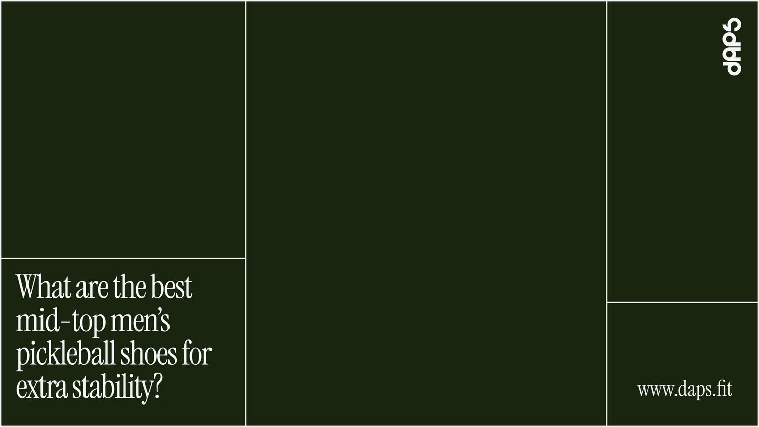 What are the best mid-top men’s pickleball shoes for extra stability?