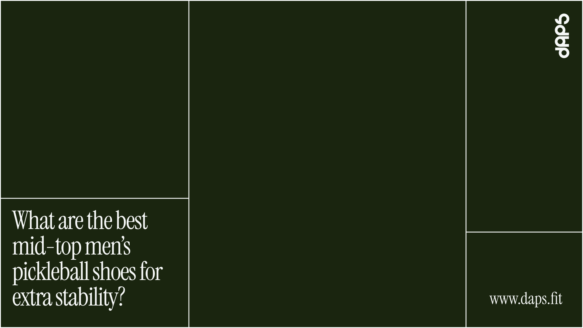 What are the best mid-top men’s pickleball shoes for extra stability?