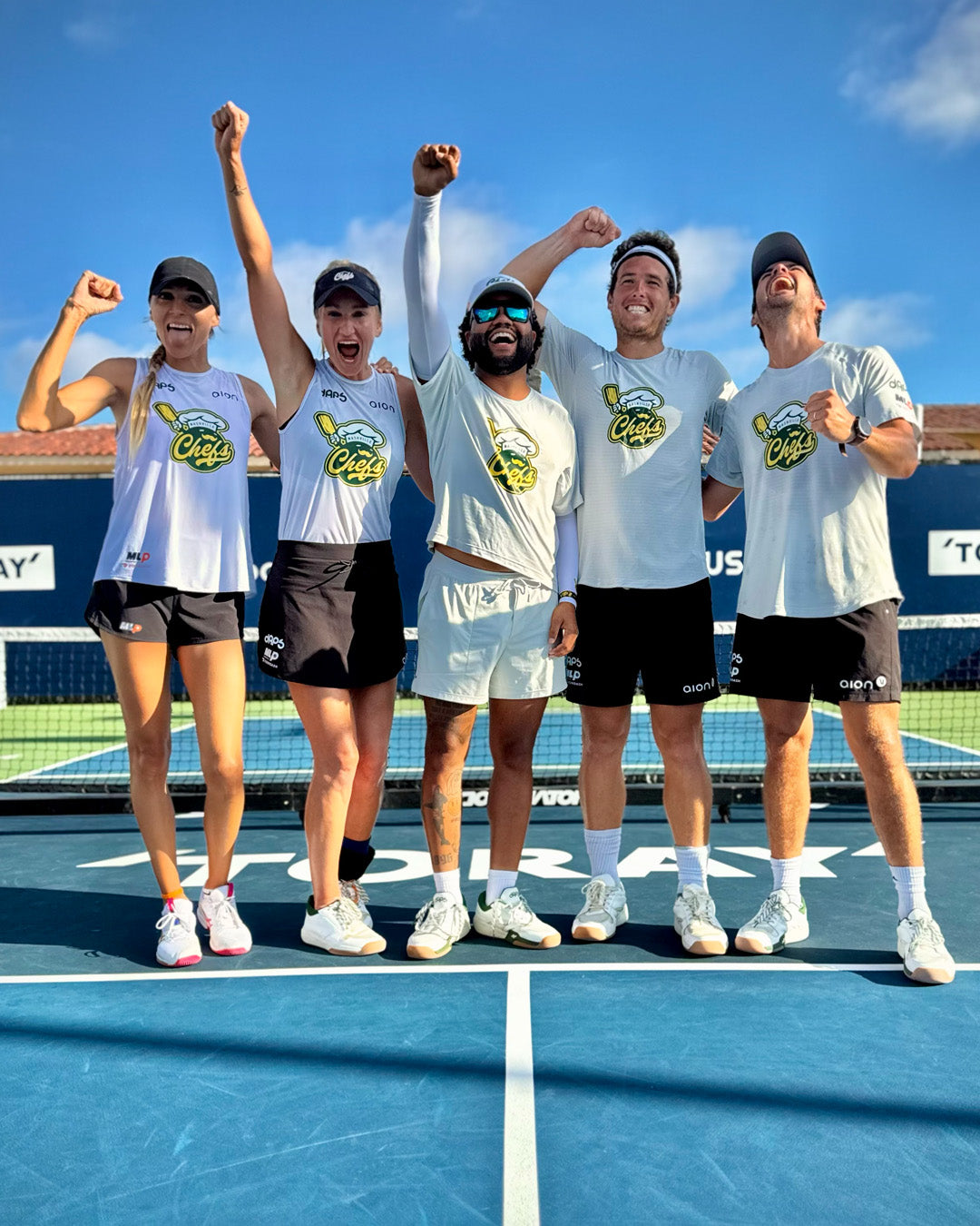 The MLP Nashville Chefs Wear DAPS Pickleball Shoes