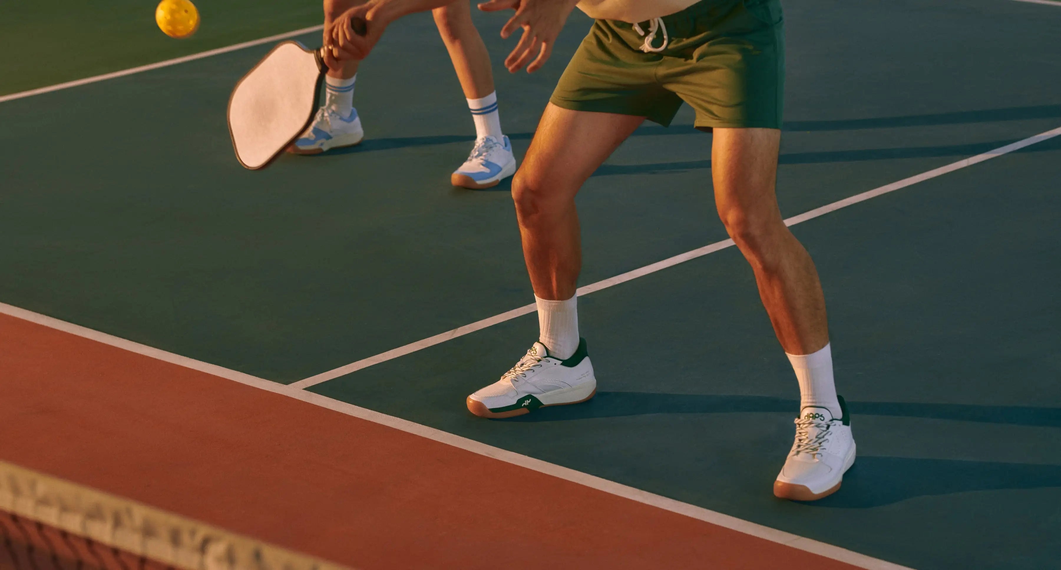 DAPS DESI pickleball shoes in Green/White — the original OG colorway that started the brand.