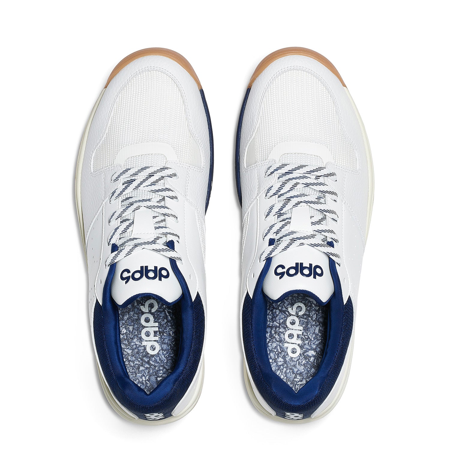 Top-down view of Men’s DAPS DESI Low pickleball shoes – featuring Blumaka® NonSlip Insole for comfort and traction on every court.