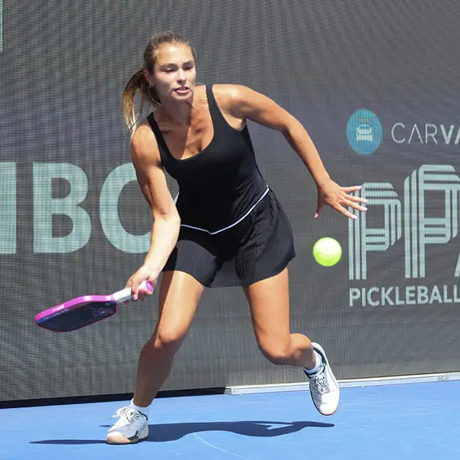 Pickleball MLP and PPA Player Alex Walker in her DAPSs Pickleball Shoes