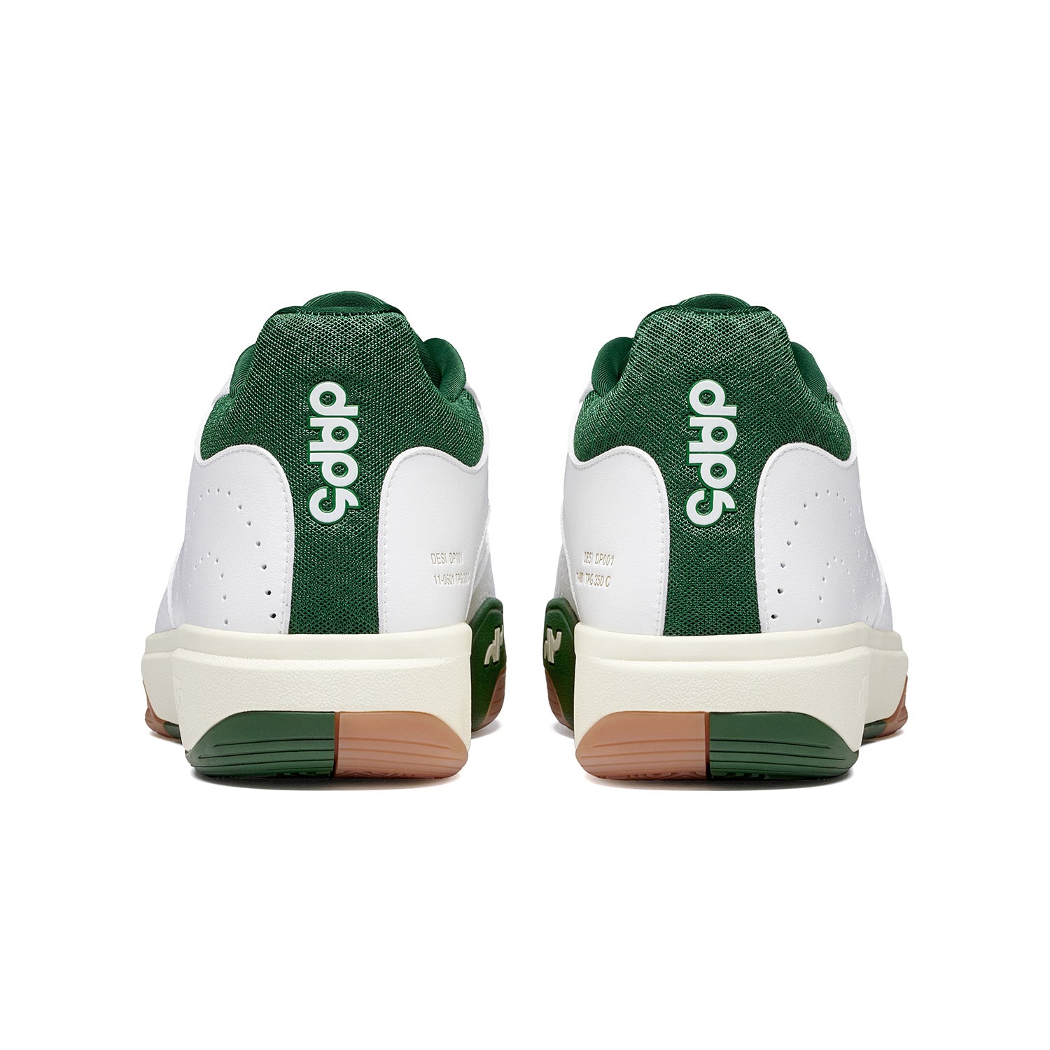 Pickleball Shoes For Ladies | DAPS - DESI Mids - Green - Shoe Back
