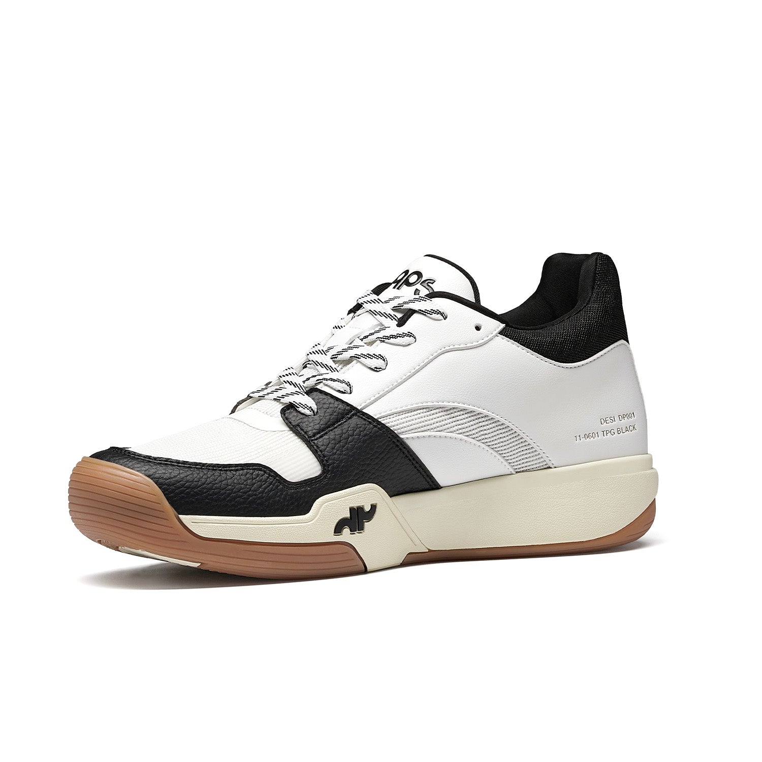 Side profile of Men’s DAPS DESI Mid pickleball shoe – ankle-reinforced design enhances balance and movement precision.