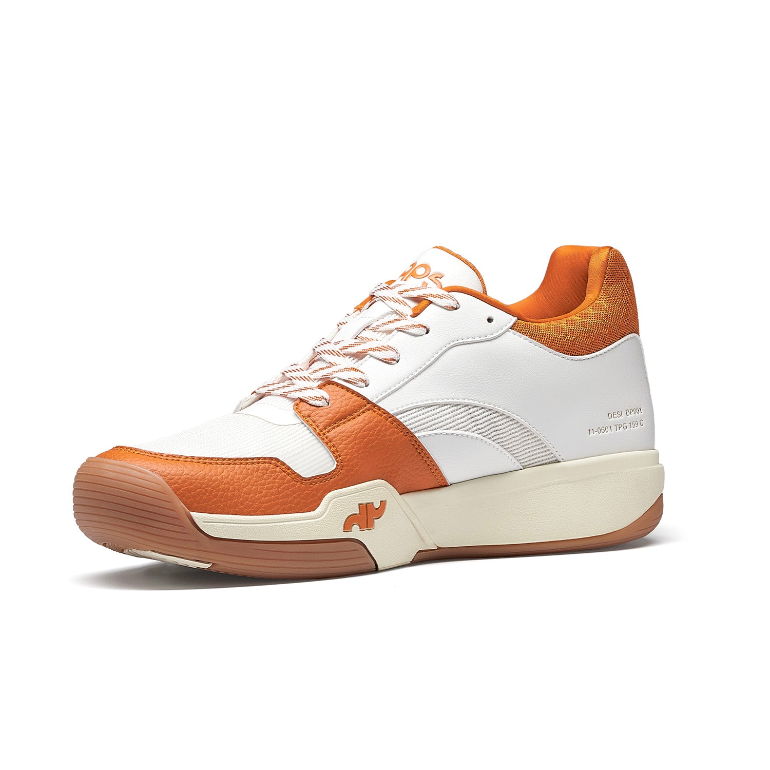 Side profile of Men’s DAPS DESI Mid pickleball shoe – reinforced ankle support for secure fit and agile movement on every play.