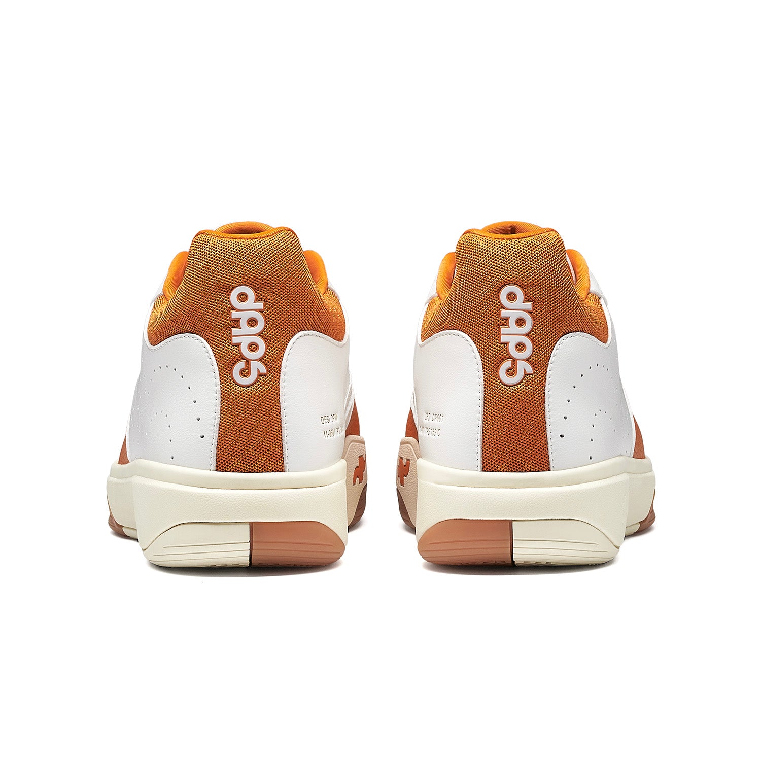 Rear view of Men’s DAPS DESI Mid pickleball shoes – structured heel counter for enhanced support, control, and foot alignment.