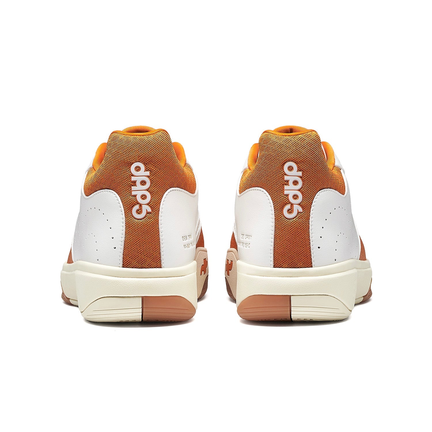 Rear view of Men’s DAPS DESI Mid pickleball shoes – structured heel counter for enhanced support, control, and foot alignment.