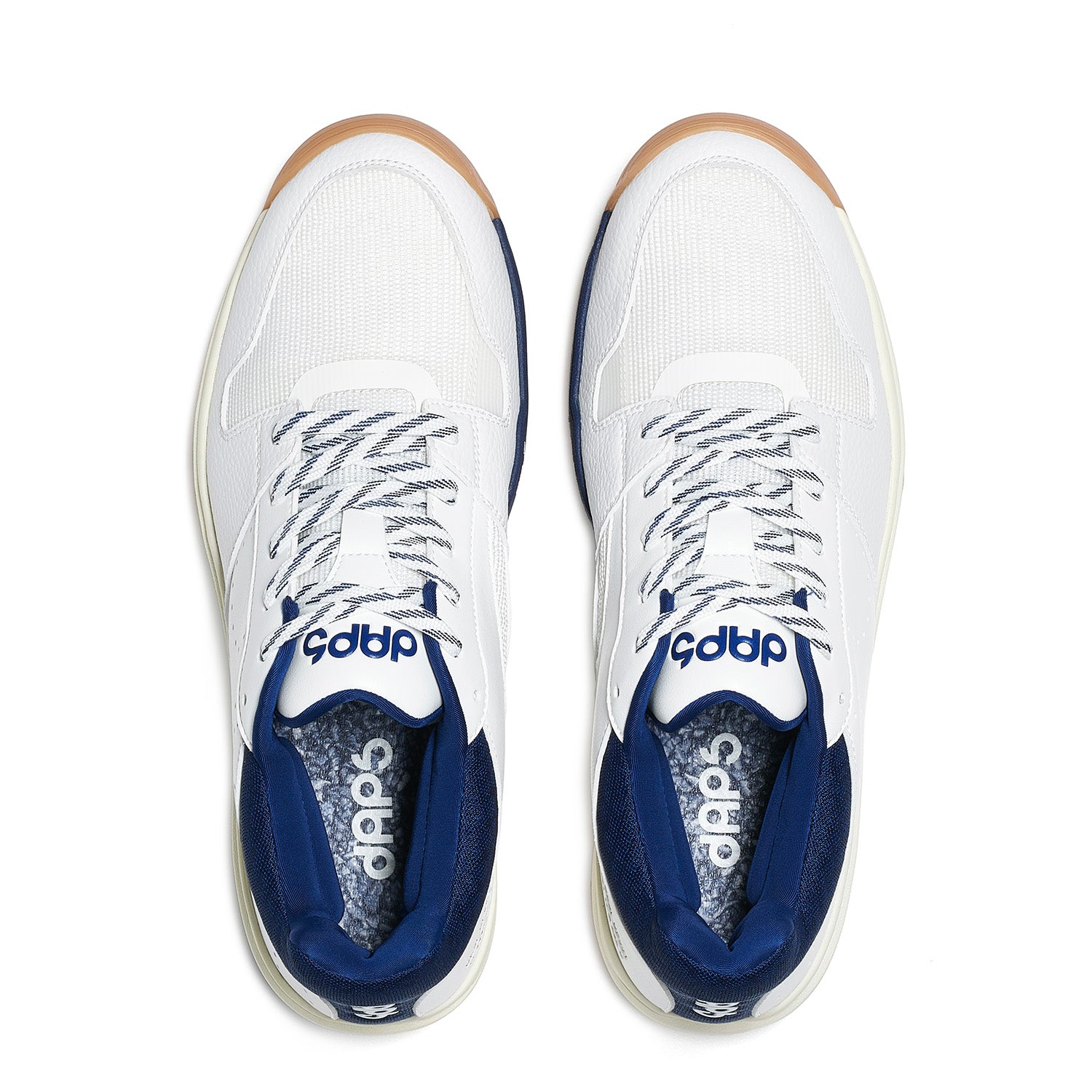 Top-down view of Men’s DAPS DESI Mid pickleball shoes – Blumaka® NonSlip Insole enhances comfort, cushioning, and secure footing.