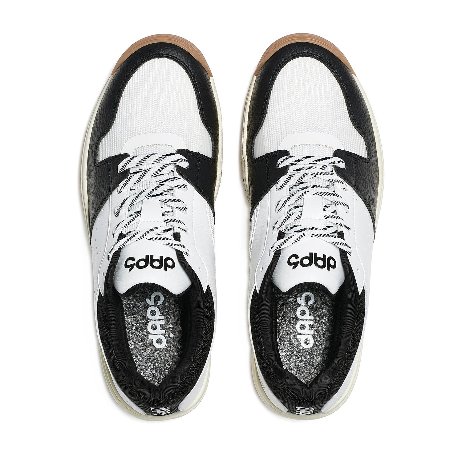 Top-down view of Men’s DAPS DESI Low pickleball shoes – featuring Blumaka® NonSlip Insole for superior comfort and energy return.