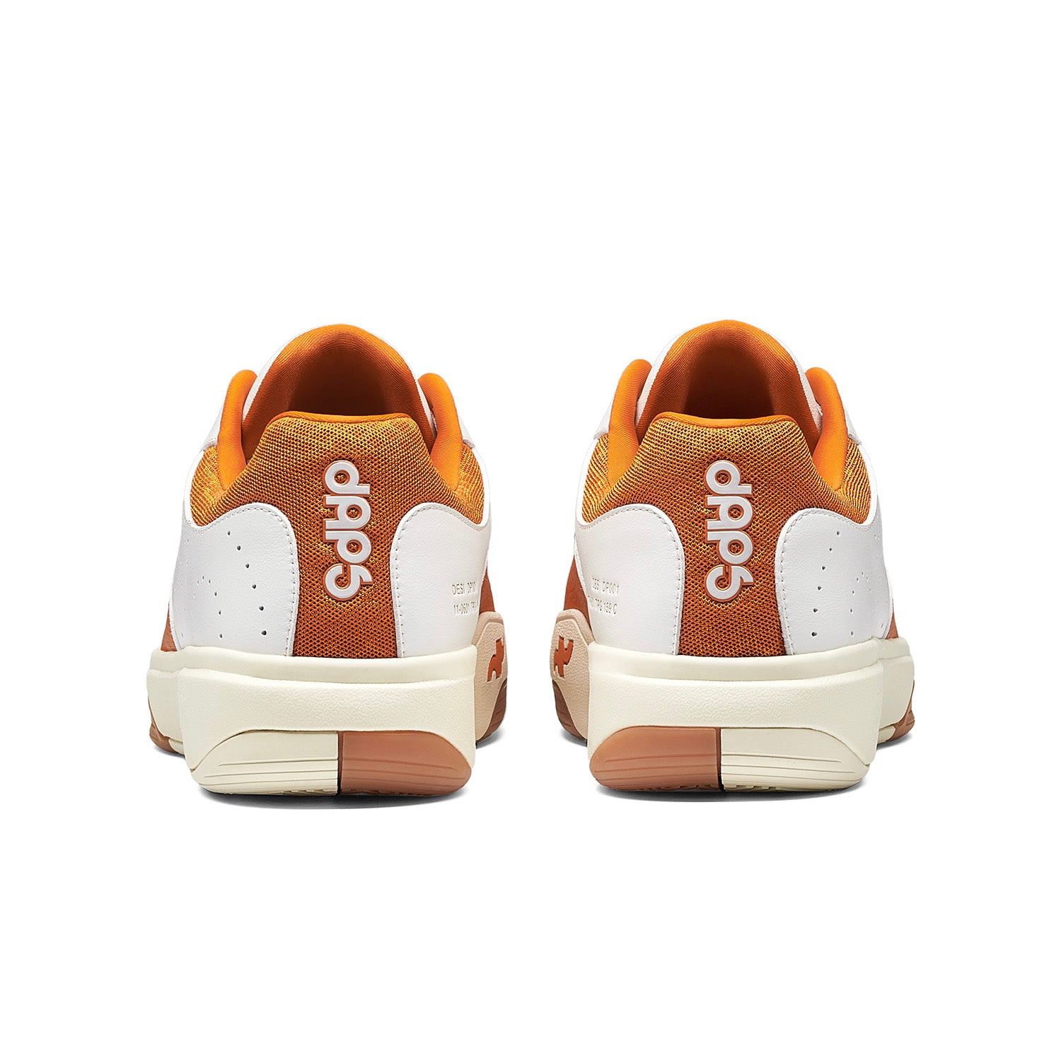 Rear view of Men’s DAPS DESI Low pickleball shoes – reinforced heel counter enhances support, durability, and alignment.