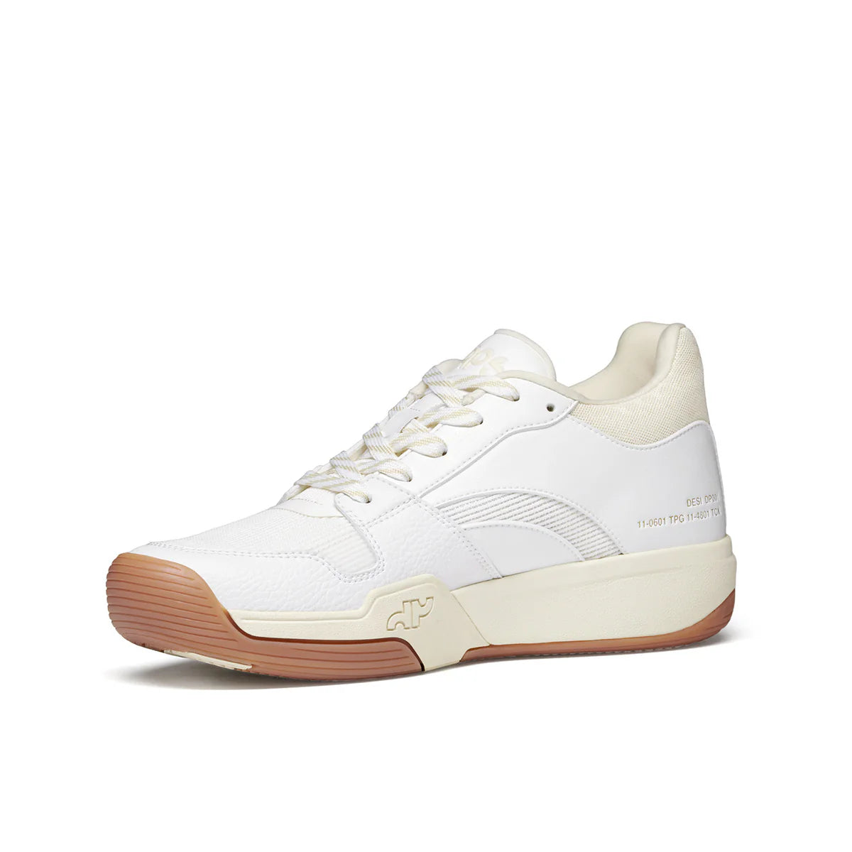 Side profile of Men’s DAPS DESI Mid pickleball shoe – ankle-reinforced design for secure fit and agile movement on court.