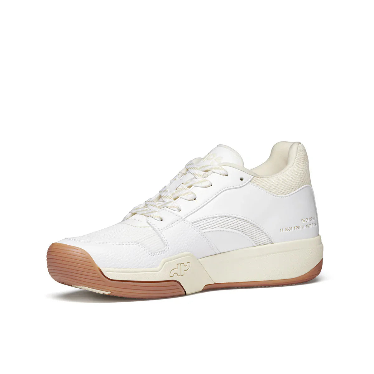 Side profile of Men’s DAPS DESI Mid pickleball shoe – ankle-reinforced design for secure fit and agile movement on court.