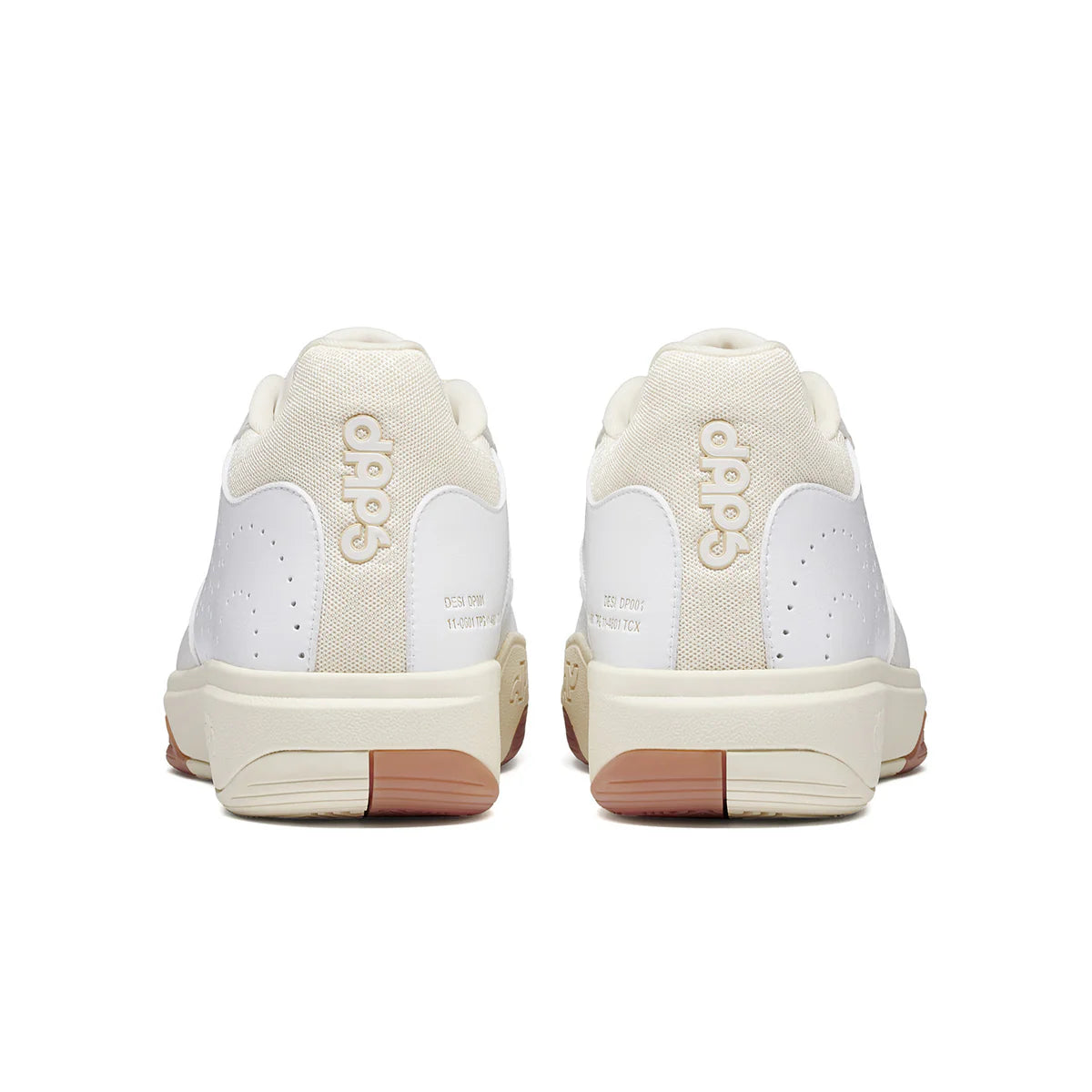 Rear view of Men’s DAPS DESI Mid pickleball shoes – structured heel support enhances balance, lockdown, and control.