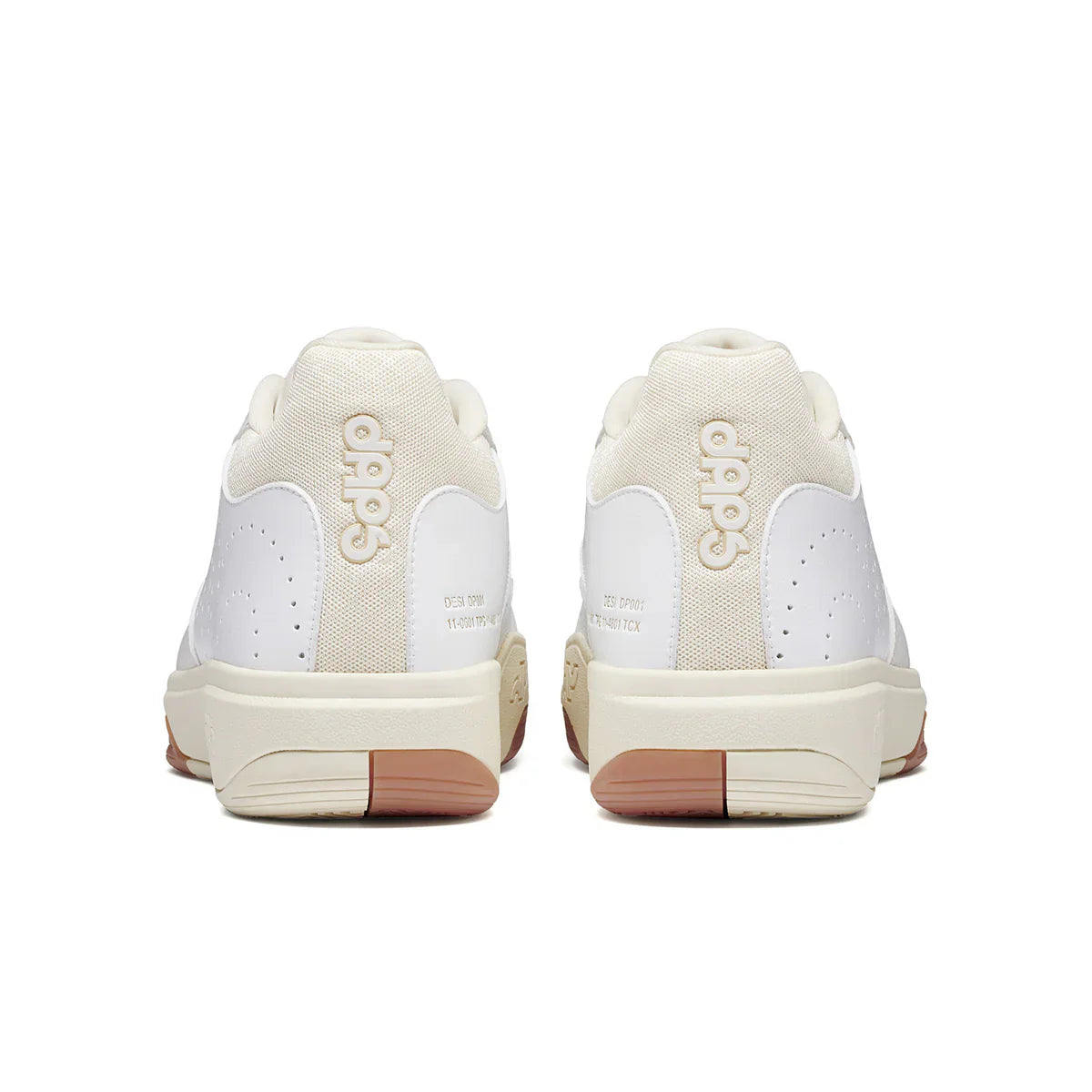 Rear view of Men’s DAPS DESI Mid pickleball shoes – structured heel support enhances balance, lockdown, and control.