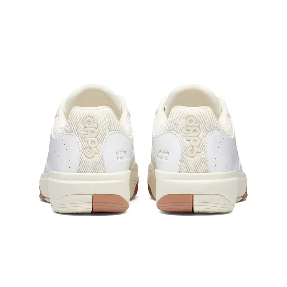 Rear view of DAPS DESI Low Men’s pickleball shoes – structured heel support for secure lockdown and long-lasting comfort.