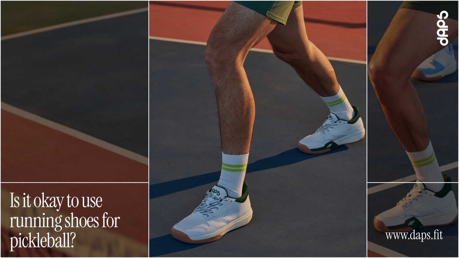 Is It Okay to Use Running Shoes for Pickleball? | DAPS Pickleball Shoes