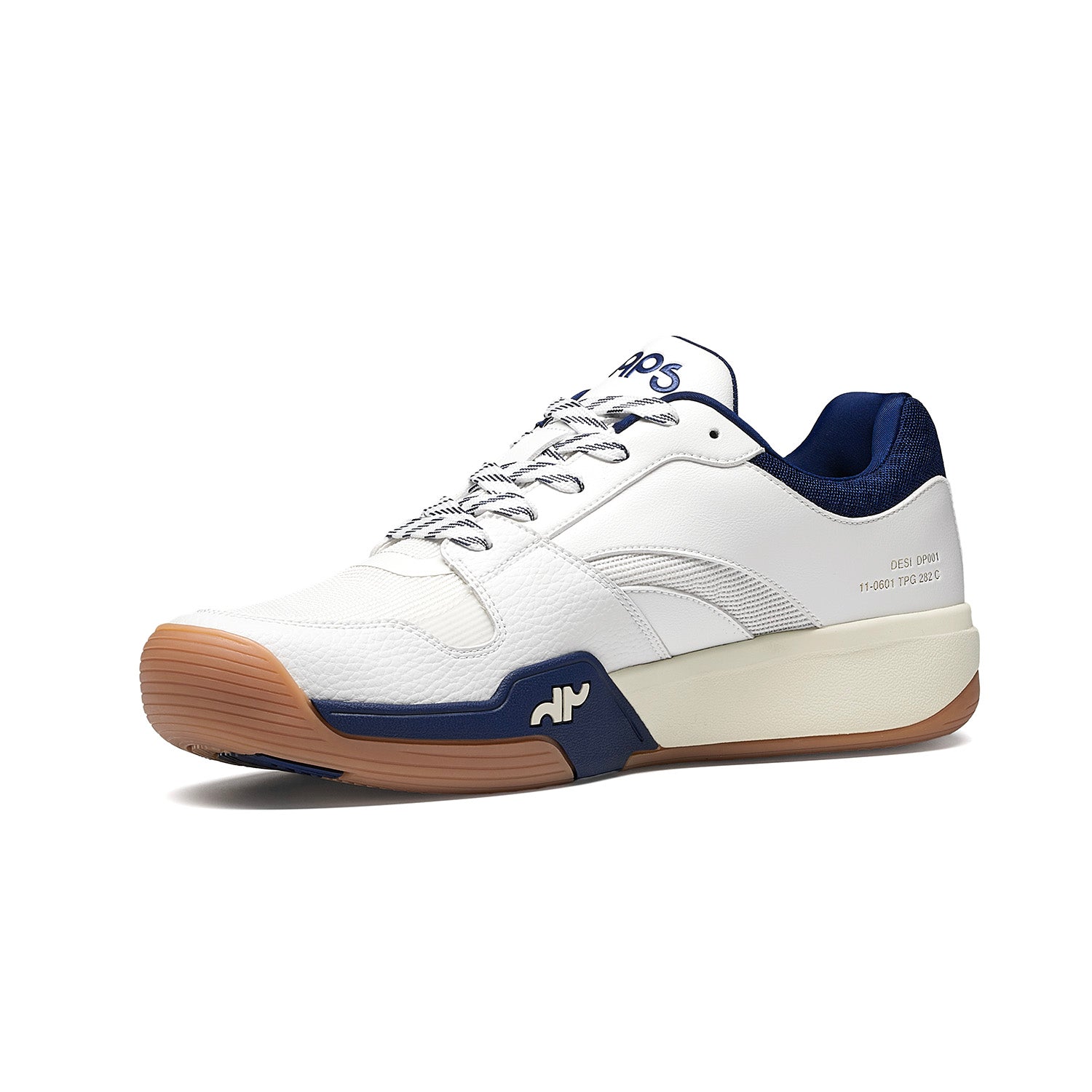Side profile of Men’s DAPS DESI Low pickleball shoe – low-profile design for agile movement and precise footwork.