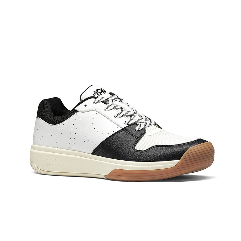 Men’s DAPS DESI Low in Black and White – high-performance pickleball shoe designed for agility, balance, and lasting comfort.
