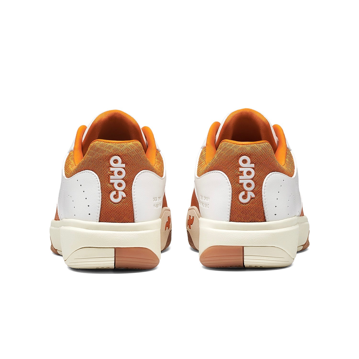 Rear view of Men’s DAPS DESI Low pickleball shoes – reinforced heel counter enhances support, durability, and alignment.