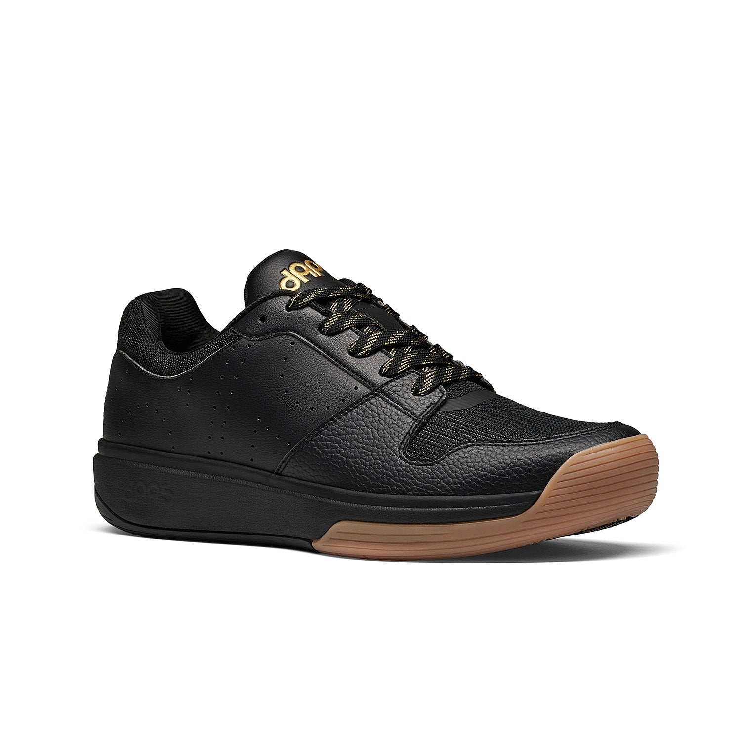 Men’s DAPS DESI Low in Black – performance pickleball shoe engineered for control, traction, and all-day comfort.