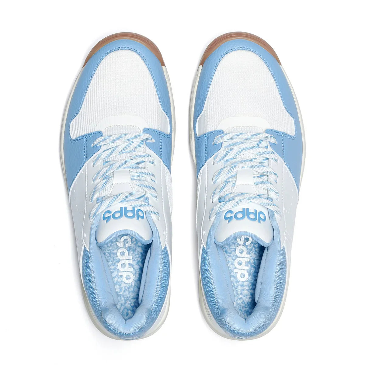 Top-down view of Men’s DAPS DESI Mid pickleball shoes – Blumaka® NonSlip Insole adds cushioning, comfort, and grip for extended matches.