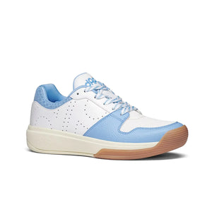 Men’s DAPS DESI Low in Baby Blue and White – performance pickleball shoe combining comfort, traction, and lightweight stability.